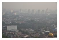 大気汚染と私たちの生活の写真