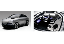 旭化成と国内EVメーカーのGLMが共同開発、電気自動車のコンセプトカーを発表の写真