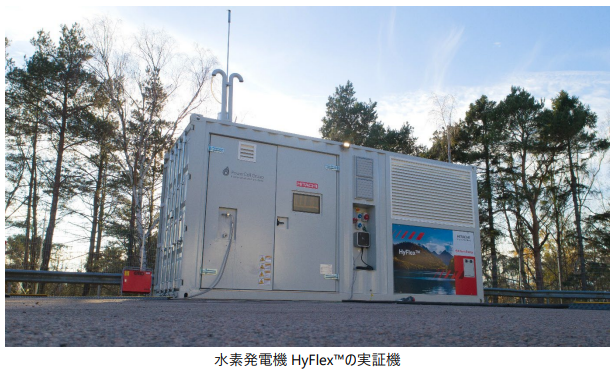 日立エナジー、燃料電池メーカーのパワーセルグループとCO2排出量ゼロの水素発電機の実証機を開発の概要写真