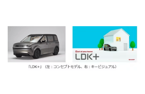 シャープ、EVの新しいコンセプトモデル「LDK+」を「Japan Mobility Show 2025」で公開の概要写真